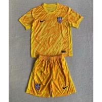 Camiseta Estados Unidos Portero Primera Equipación Replica Copa America 2024 para niños mangas cortas (+ Pantalones cortos)